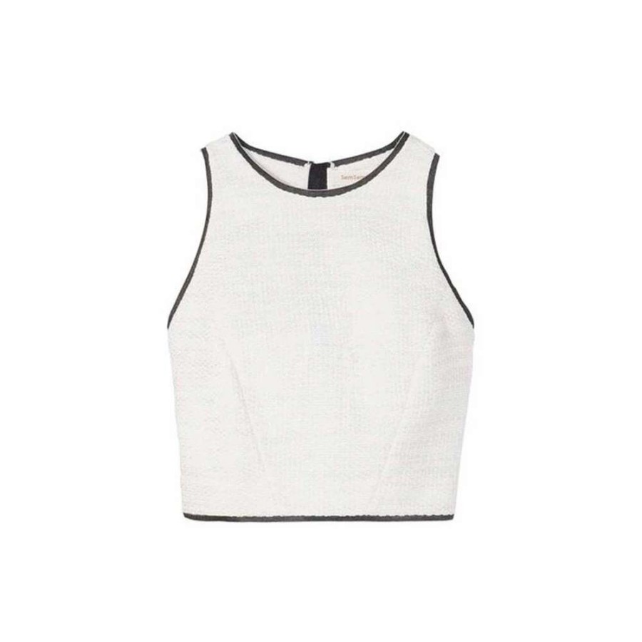 Womens * | Semsem Samia Crop Top Cream