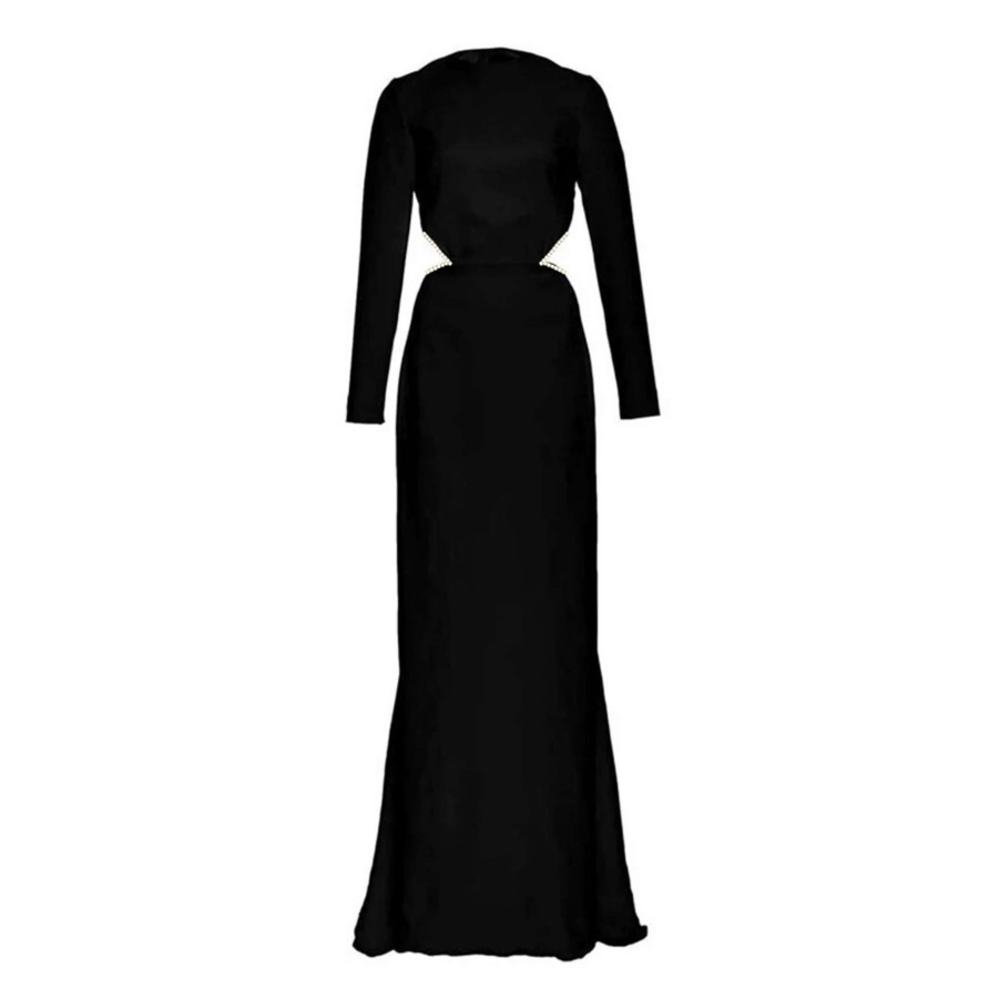 Womens * | Semsem Camille Backless Long Dress With Crystal Embellishment