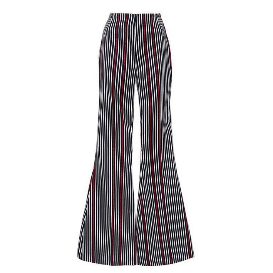 Womens * | Semsem Sample Sale: Striped Flared Pant