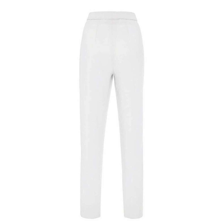 Womens * | Semsem Camille Cigarette Pant White