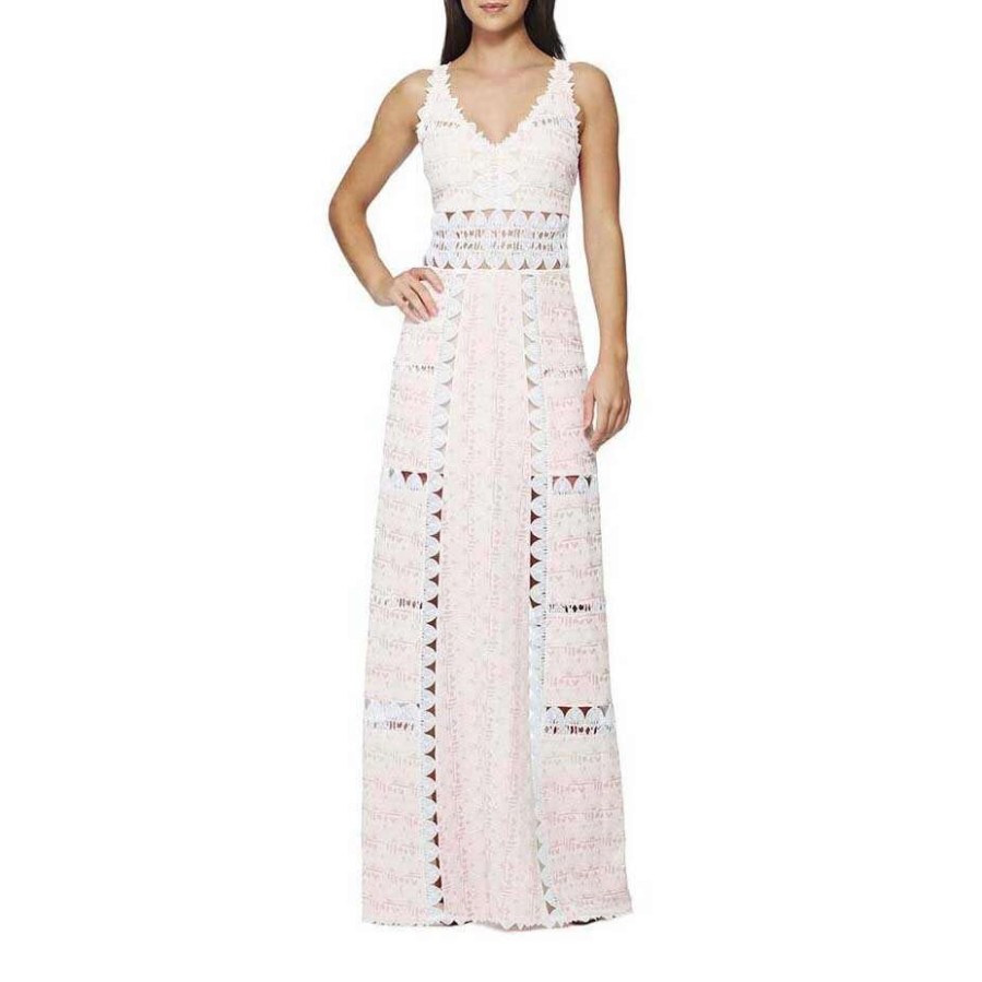 Womens * | Semsem Lotus Long Dress Blush