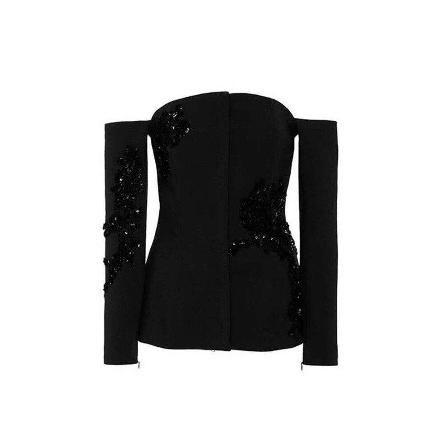 Womens * | Semsem Camille Jacket Black